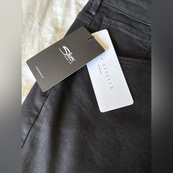 Silver Jeans NWT Ibister high rise skinny black size 22W 29” inseam pants - Picture 13 of 14